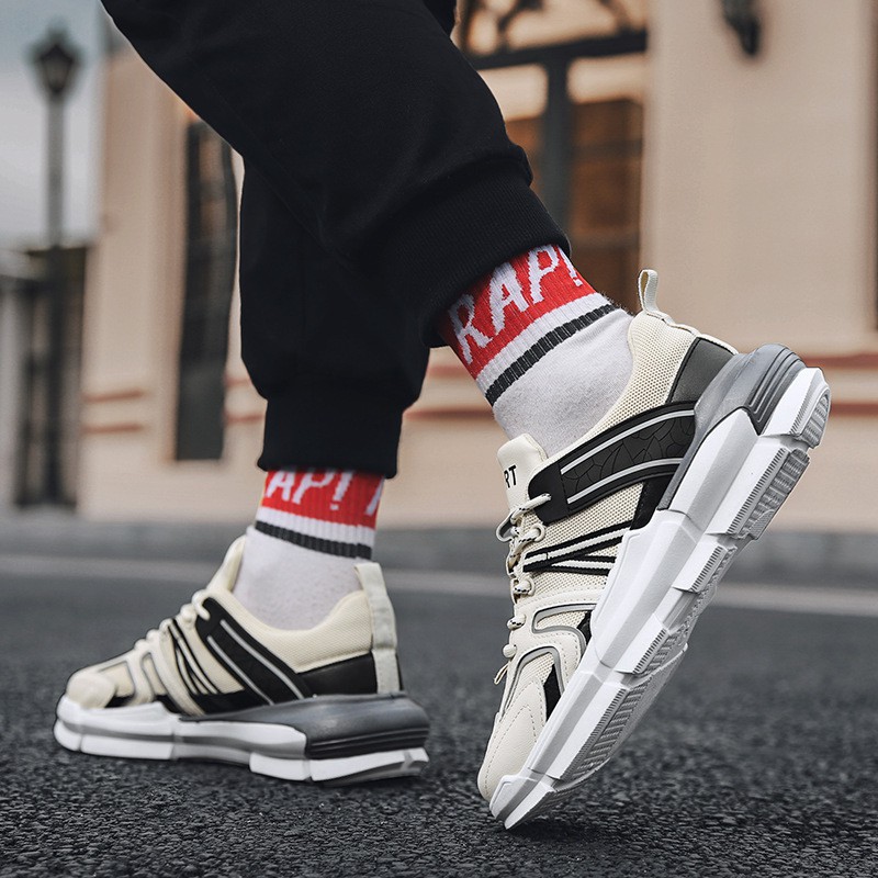Giày Sneaker Thể Thao Nam Alami GTT01 - Viền đen | BigBuy360 - bigbuy360.vn