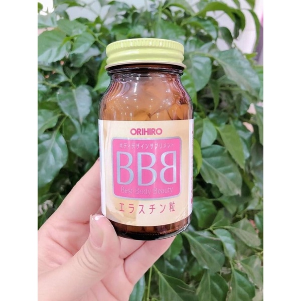 Viên uống nở ngực Orihiro BBB Best viên uống tăng vòng 1 săn chắc ngực chống chảy xệ hồng nhũ hoa tăng size vòng 1