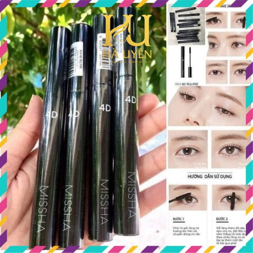 Chuốt Mi Missha , Dày Mi , Dài Mi , Cong Mi , Lâu Trôi The Style 4D Mascara [ Hàn Quốc Chính Hãng ]