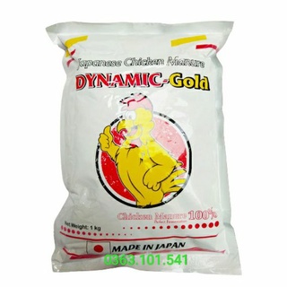 Phân bón hữu cơ dynamic gold, phân gà nhật gói 1kg