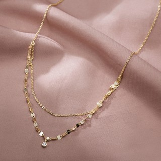 Dây chuyền Chocker - bạc 925 mạ vàng