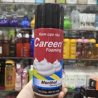 Kem cạo râu dạng bọt hiệu careen 333g
