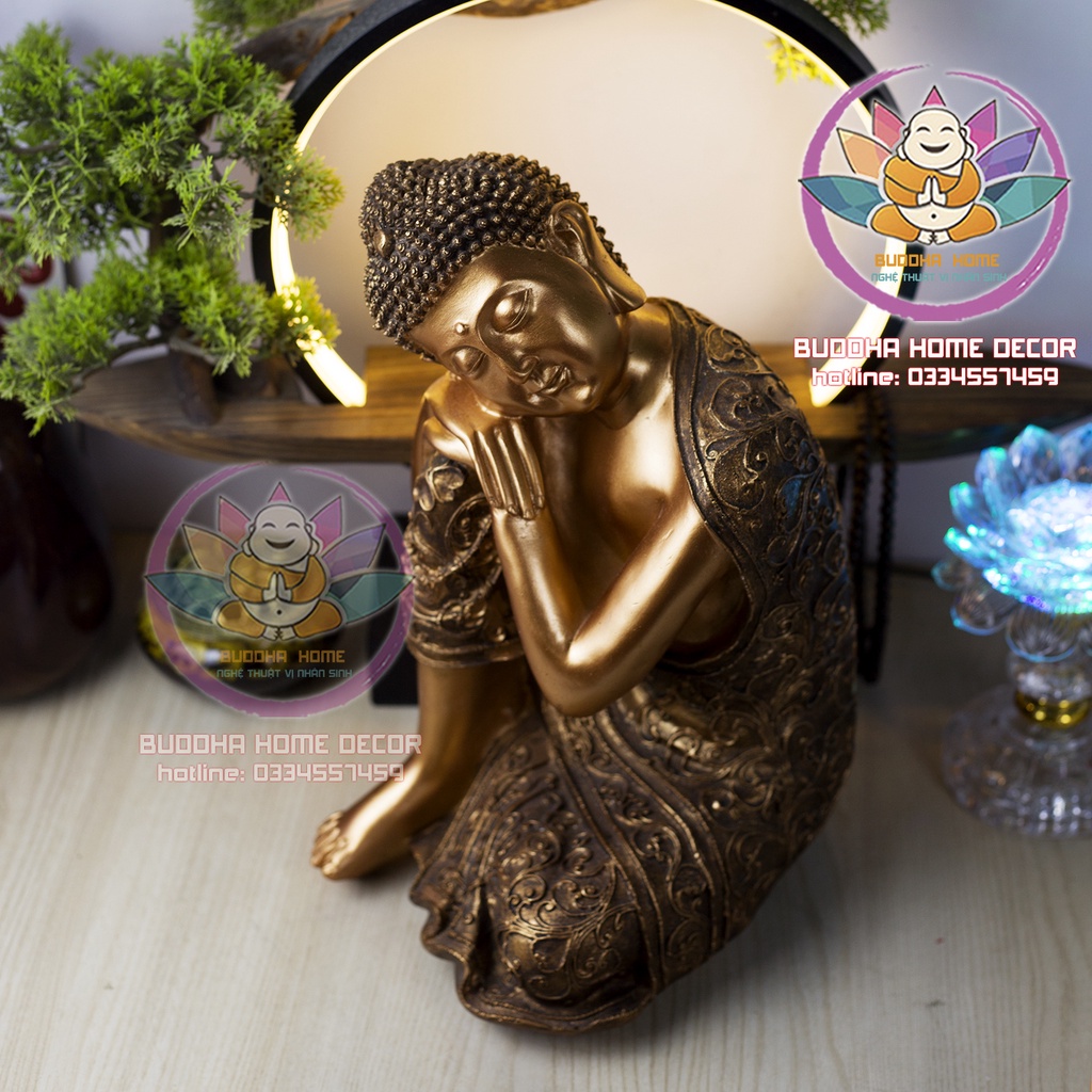 Tượng Phật An Nhiên 35 cm phong thủy thờ cúng