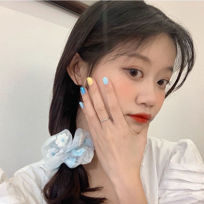 QADCOL Dây buộc tóc cỡ lớn thời trang cho nữ