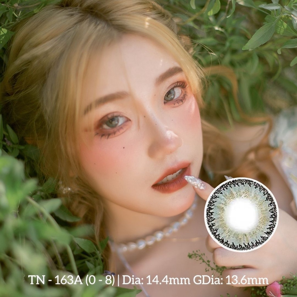 [Tặng Combo 175k] Kính Áp Tròng Tinteye Lens 163a Xám Pháp