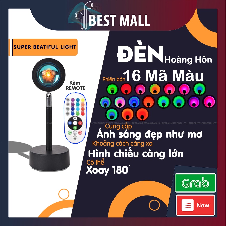 Đèn Cầu Vòng Hoàng Hôn 16 Màu Tiktok, Cầu Vồng, Mặt Trời, RainBow Hot Trend 2021 (Hàng Chính Hãng)