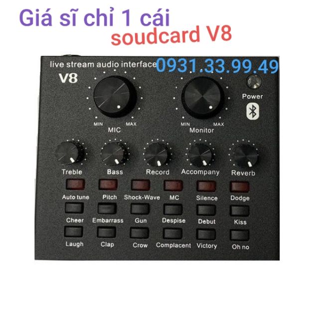 Soudcard v8 - thiết bị Livetream trực tiếp - giá lẻ bằng giá sĩ