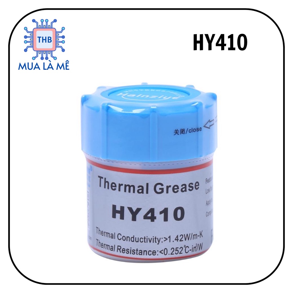 Keo tản nhiệt HY410, keo tản nhiệt trắng chất lượng cao.