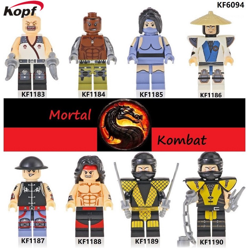 Minifigures Các Mẫu Nhân vật Game Rồng Đen - Mortal Kombat KF6094