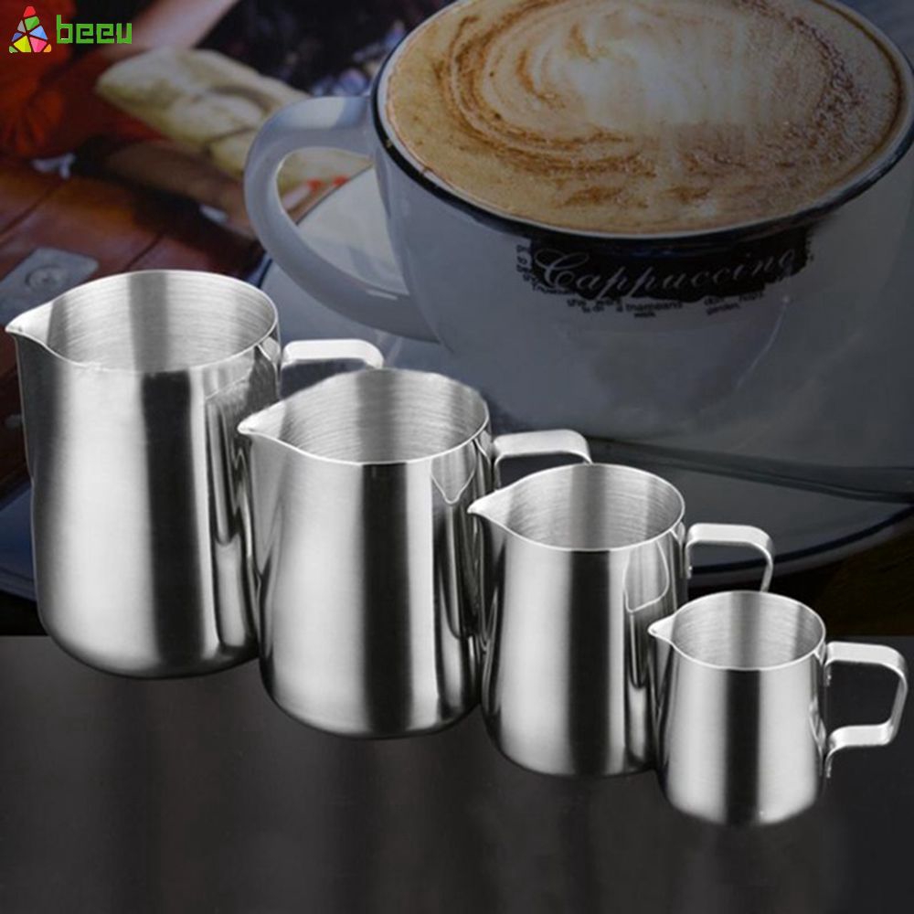 Cốc tạo bọt nhiều kích thước pha cà phê sữa bằng thép không gỉ