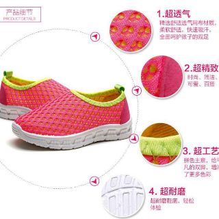 Giày Lười Lưới Đơn Giản