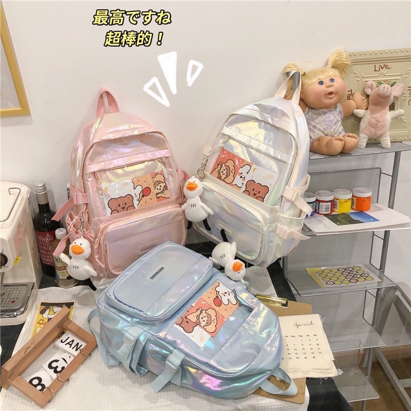 Balo nhũ bóng đáng yêu hàng đẹp