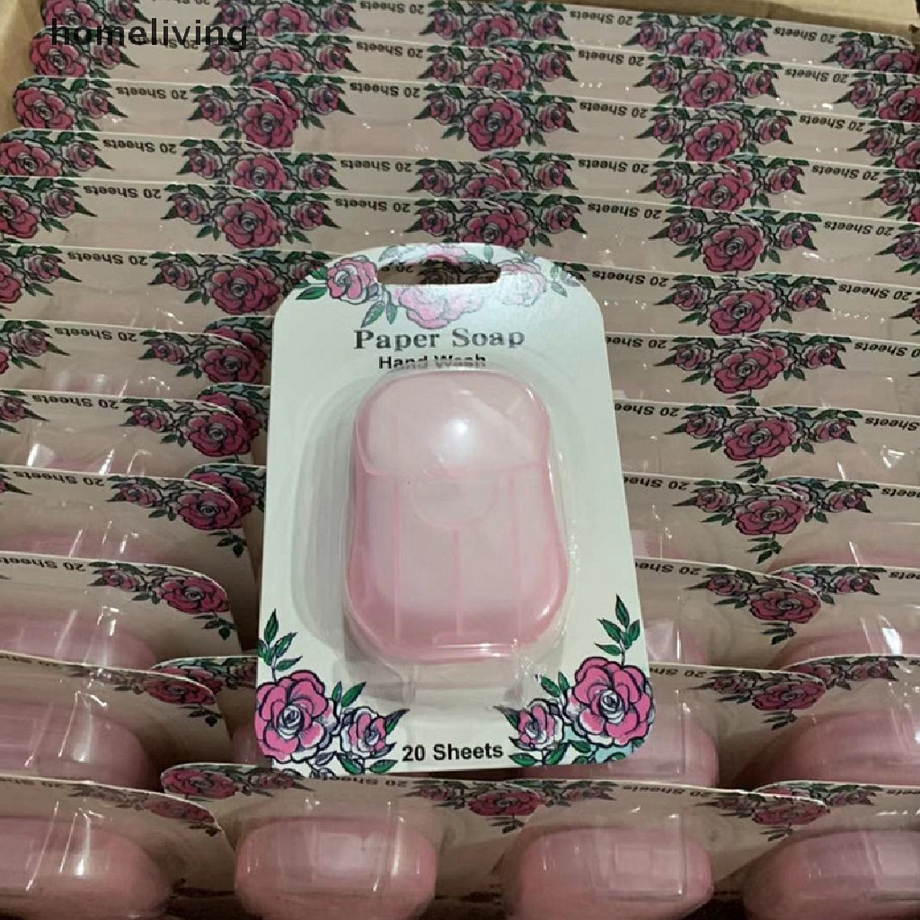 Hộp 20 Giấy Xà Phòng Rửa Tay Có Thể Phân Hủy