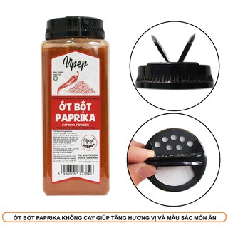 Ớt Bột Paprika Không Cay 450gr Giúp Tăng Hương Vị Và Màu Sắc Món Ăn - Ớt Cựa gà Không Cay