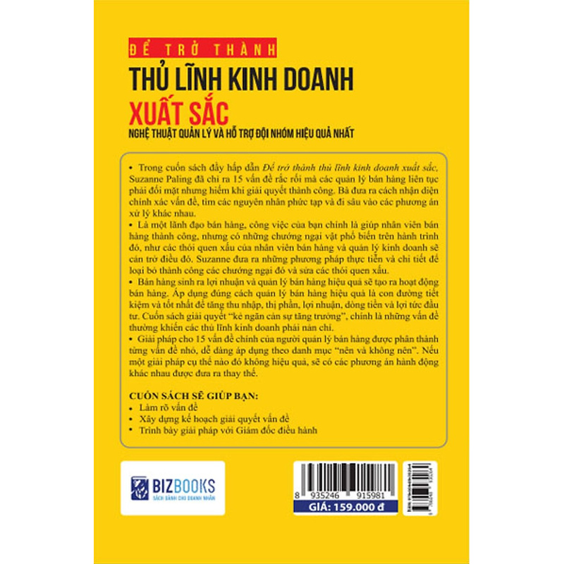 Sách - Để Trở Thành Thủ Lĩnh Kinh Doanh Xuất Sắc Mcbooks