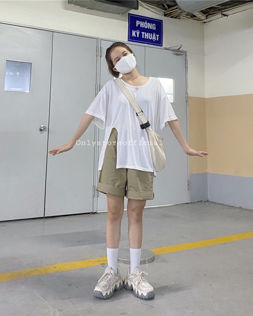 Set áo xẻ+quần short (nâu), nhận hàng có vấn đề liên hệ shop trước khi đánh giá