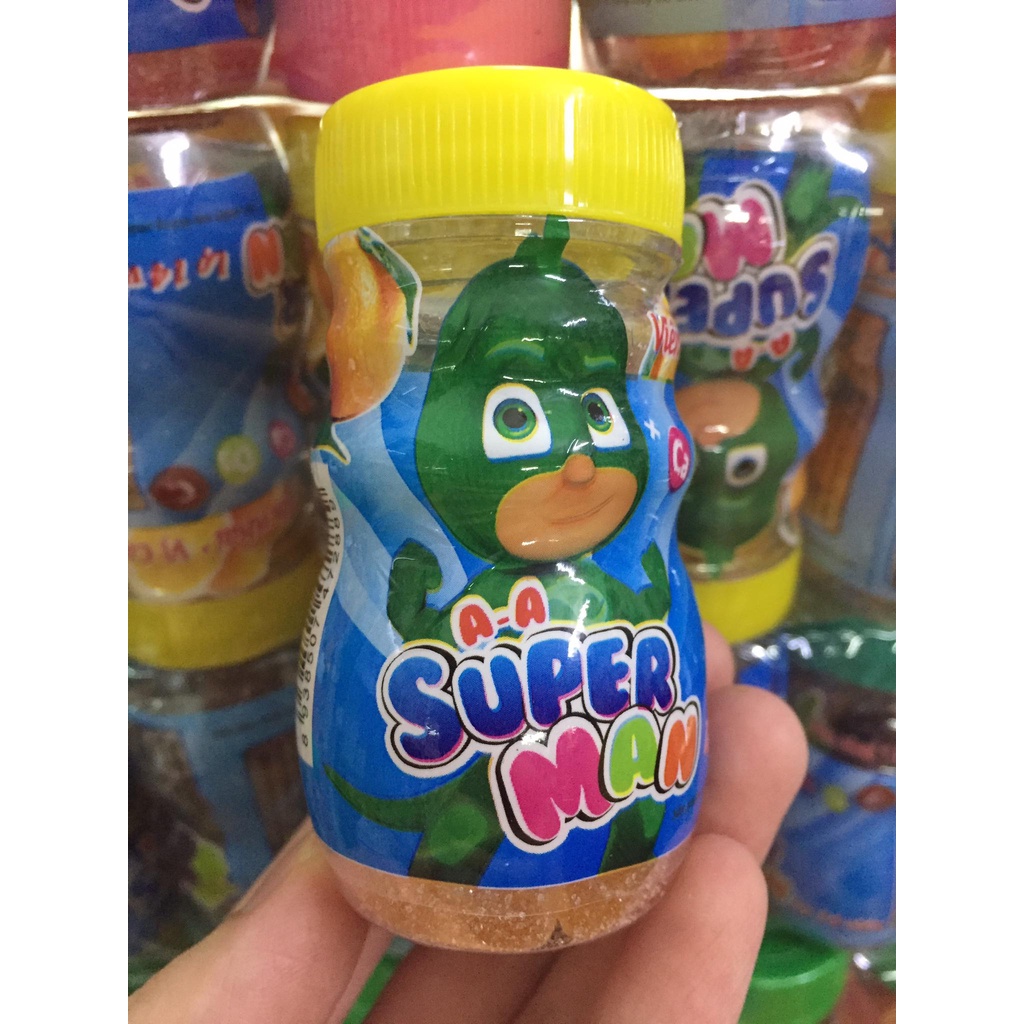 Kẹo dẻo super man bổ sung caci và các vitamin