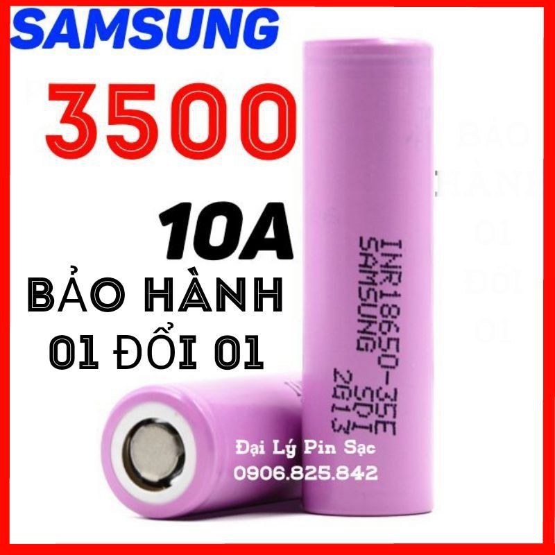 Pin 18650 3500mah Samsung CHÍNH HÃNG