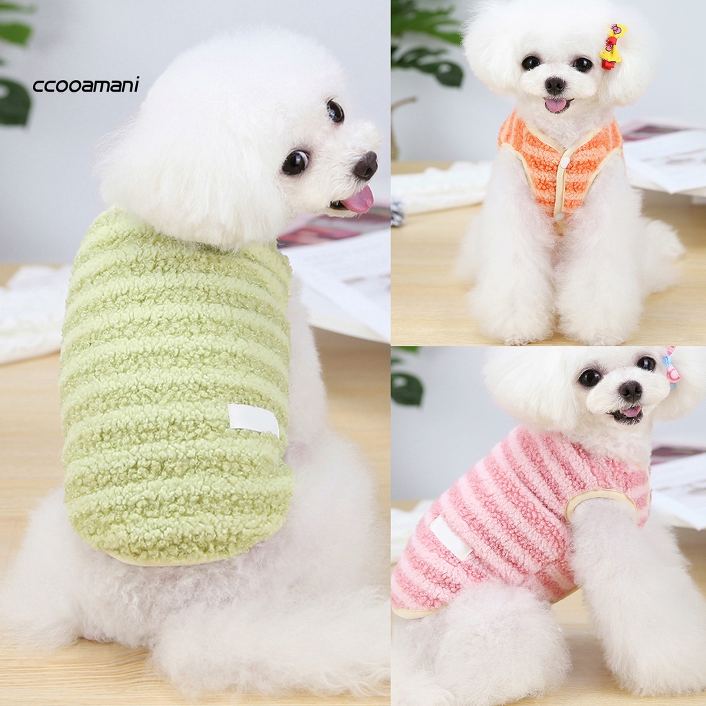 Áo Giữ Ấm Dày Dặn Dễ Thương Cho Thú Cưng