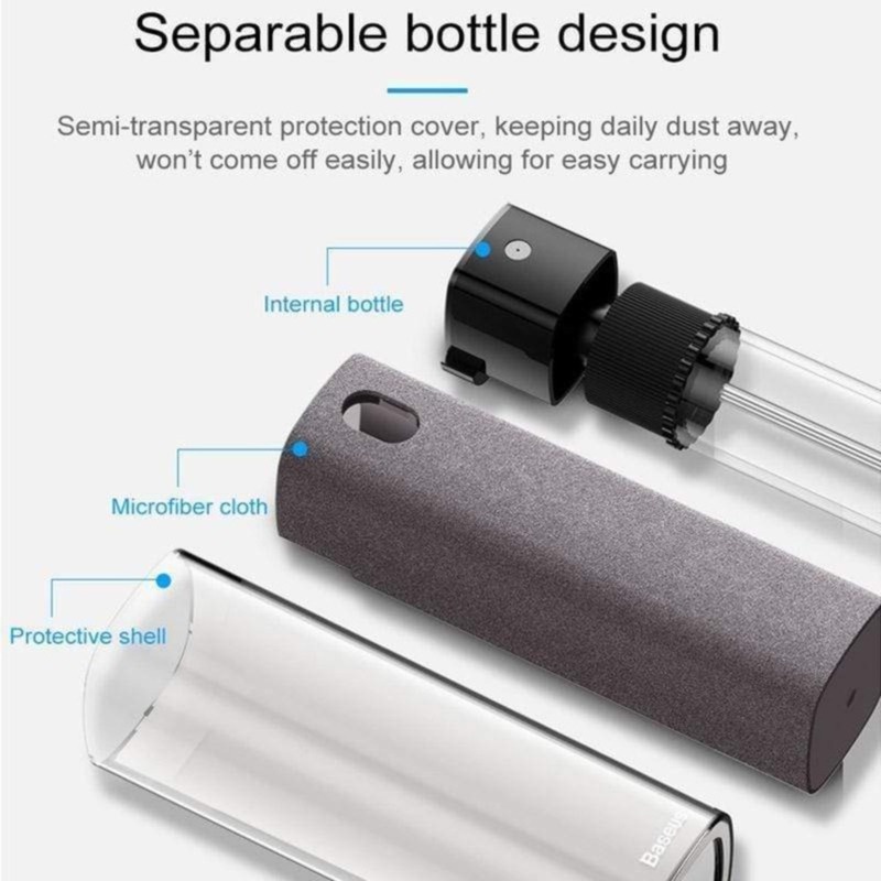 Bình Xịt Vệ Sinh Màn Hình Điện Thoại/Máy Tính 2 Trong 1 Đa Năng