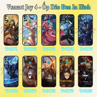 Ốp lưng Vsmart Joy 4 - Ốp dẻo đen in hình Tướng LQ mobile