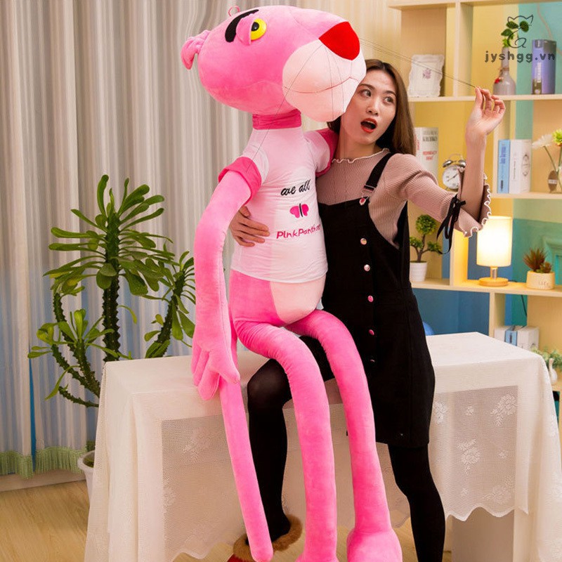 Đồ Chơi Nhồi Bông Hình Chú Báo Hồng Đáng Yêu