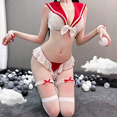 Đồ ngủ nữ sexy gợi cảm phong cách cosplay nữ sinh trong suốt L029 | BigBuy360 - bigbuy360.vn