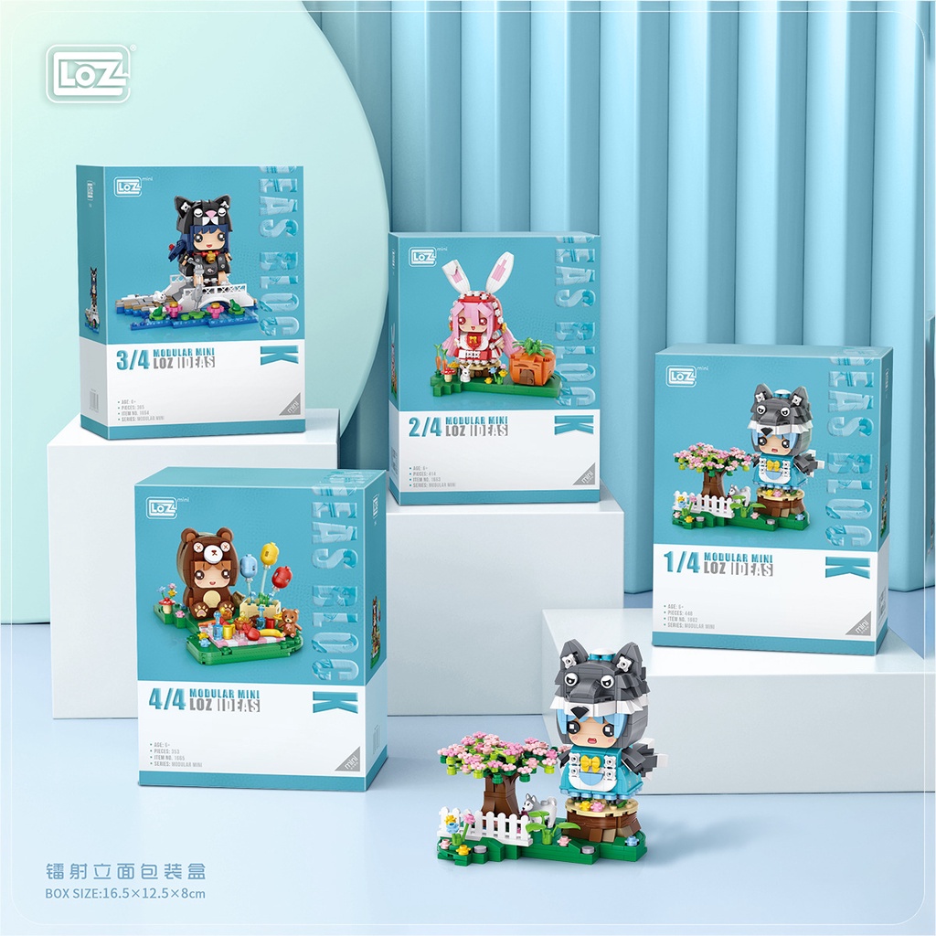 Bộ đồ chơi lắp ghép mô hình nhà búp bê cổ tích