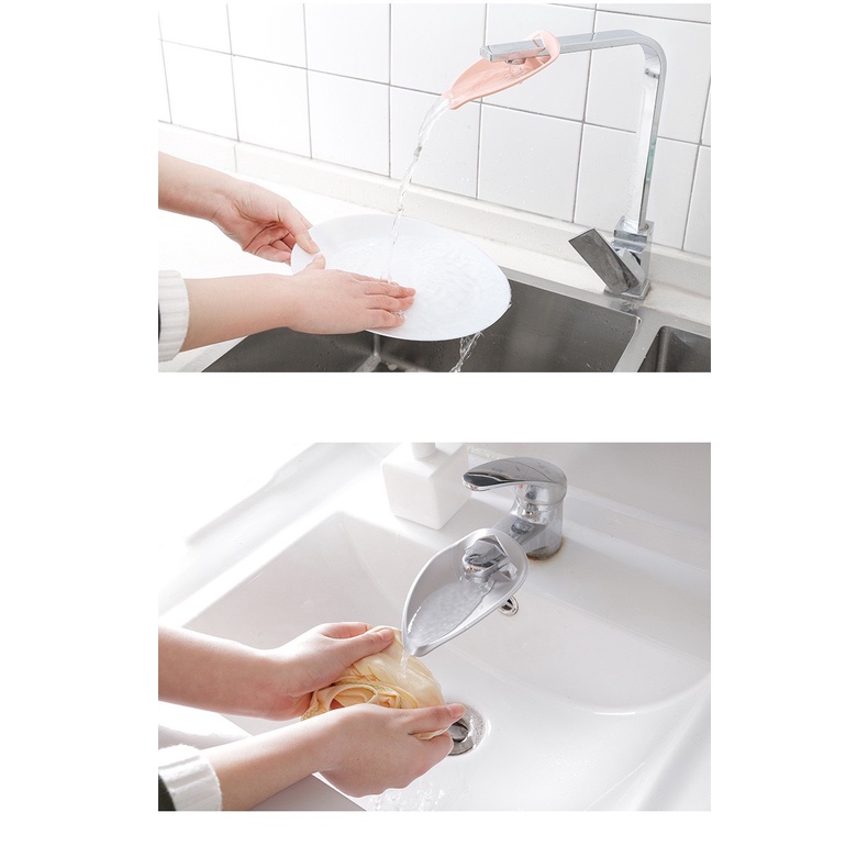 Đầu nối dài vòi nước silicon kiểu dáng hoạt hình dễ thương - AUG063