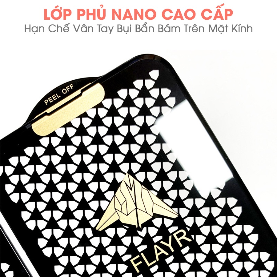 Miếng dán kính cường lực viền kim cương dành cho các loại dòng máy iPhone full màn chất lượng cao Handtown