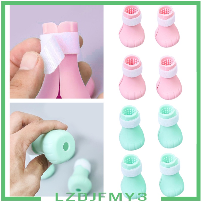 Bộ 4 Bọc Silicone Bảo Vệ Móng Cho Mèo Cào