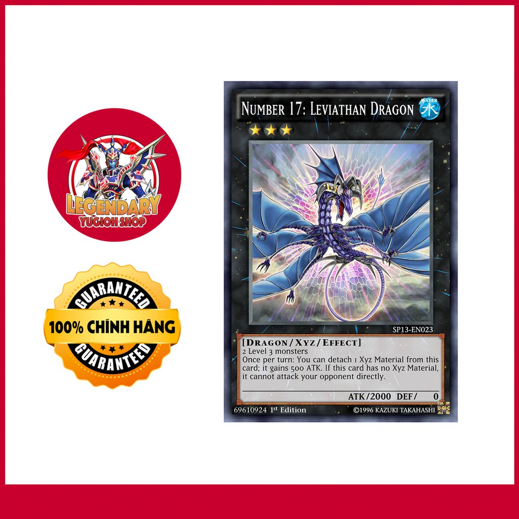 [Thẻ Bài Yugioh Chính Hãng] 'Number 17: Leviathan Dragon'