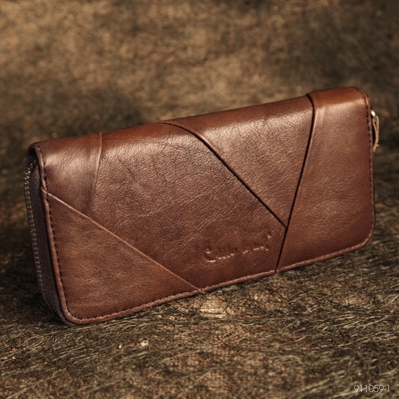 Ví COBBLER LEGEND da thật dáng dài có khóa kéo thời trang cho nữ