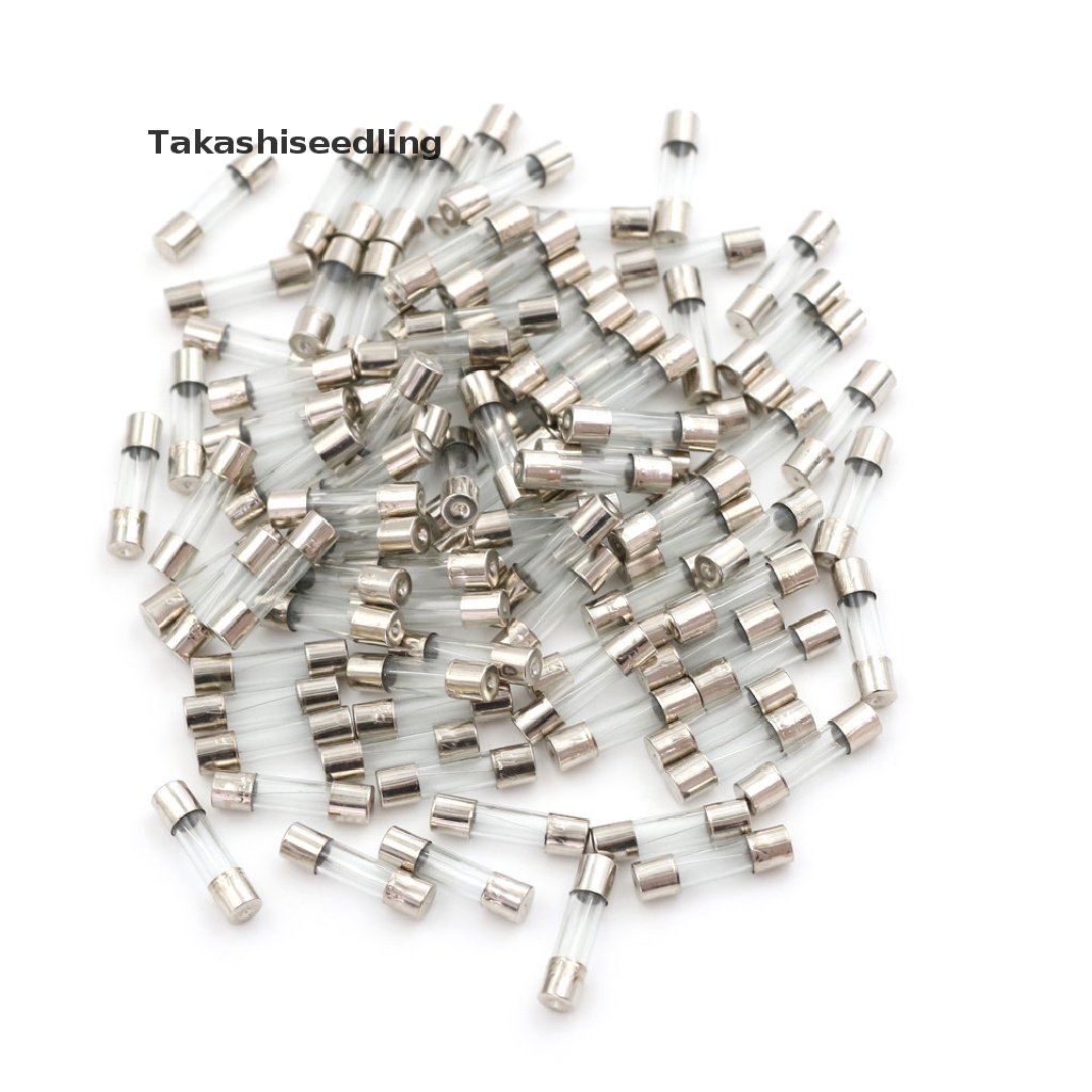 Bộ 100 Linh Kiện Điện Tử 2A 250V 2A 5mm x 20mm F2AL250V Kính