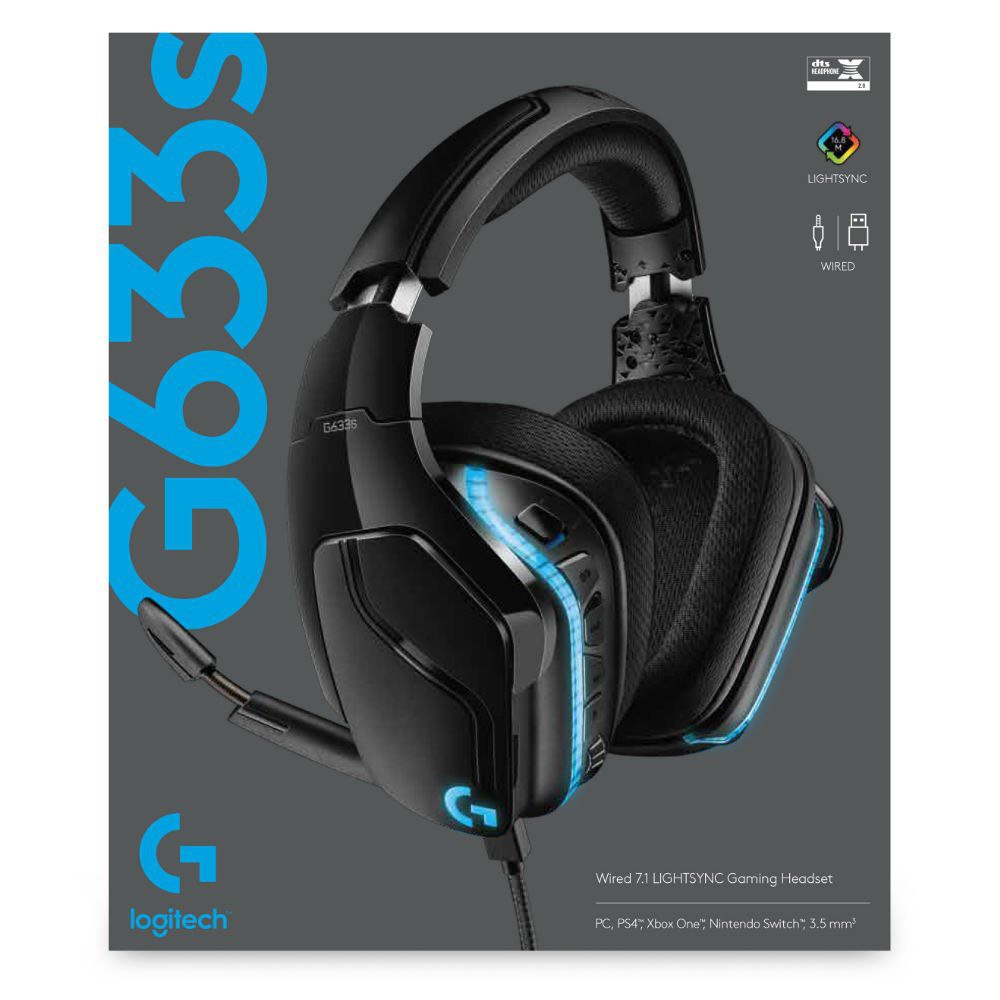 Tai nghe Gaming Logitech G633S Lightsync 7.1 - Tai nghe Logitech G633S Chính Hãng BH 12 Tháng