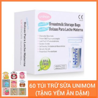 60 túi trữ sữa unimom hàn quốc