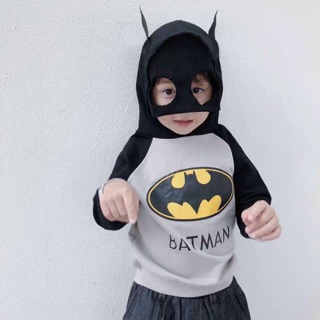 Áo Hoodie siêu anh hùng, badman bé trai