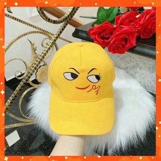 [CỰC XINH] Nón Kết Mũ lưỡi trai thời trang nam nữ cao cấp thêu icon xinh xắn - HK015