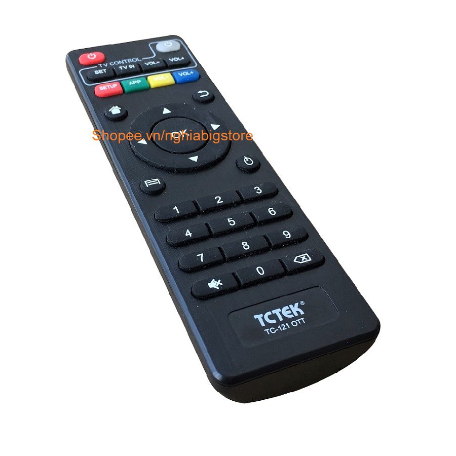 [Mã ELORDER5 giảm 10k đơn 20k] Remote Điều Khiển TV BOX Android, Hộp TV Thông Minh TCTEK - NowShip, Grab Tp.HCM