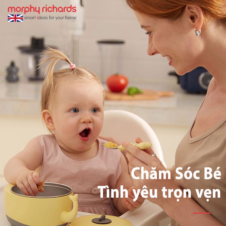Máy Xay Cầm Tay Morphy Richards Mr6006, 4 Trong 1, Sinh Tố, Đánh Trứng, Bóc Tỏi Và Xay Thịt, Hàng Chính Hãng