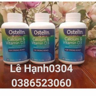 Thực phẩm Vitamin D Ostelin Australia 250 viên