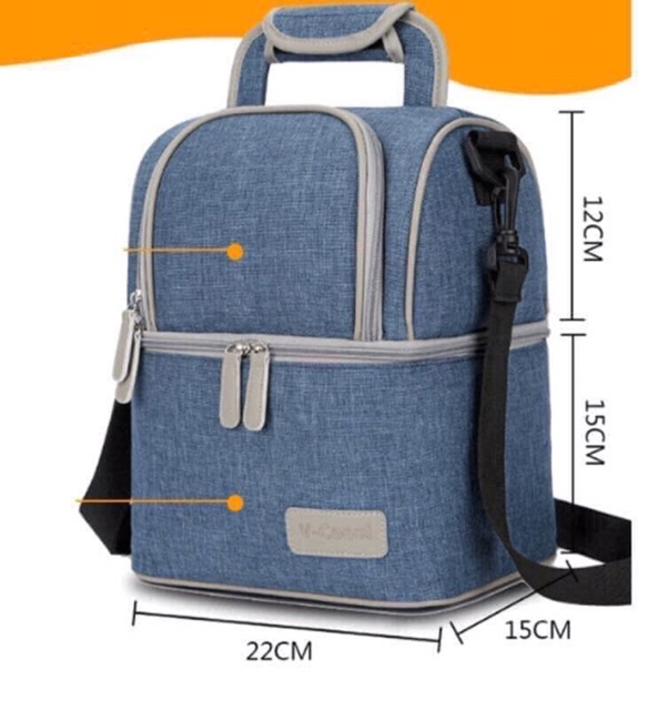 Balo bỉm sữa Vcool cho mẹ tặng kèm 2 thanh đá khô