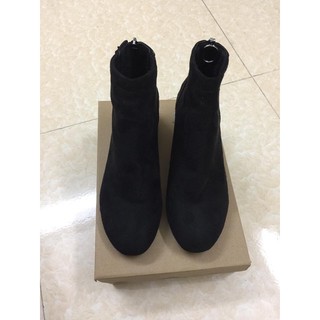 Bốt cổ ngắn 5cm da lộn sang chảnh ( GN250 )