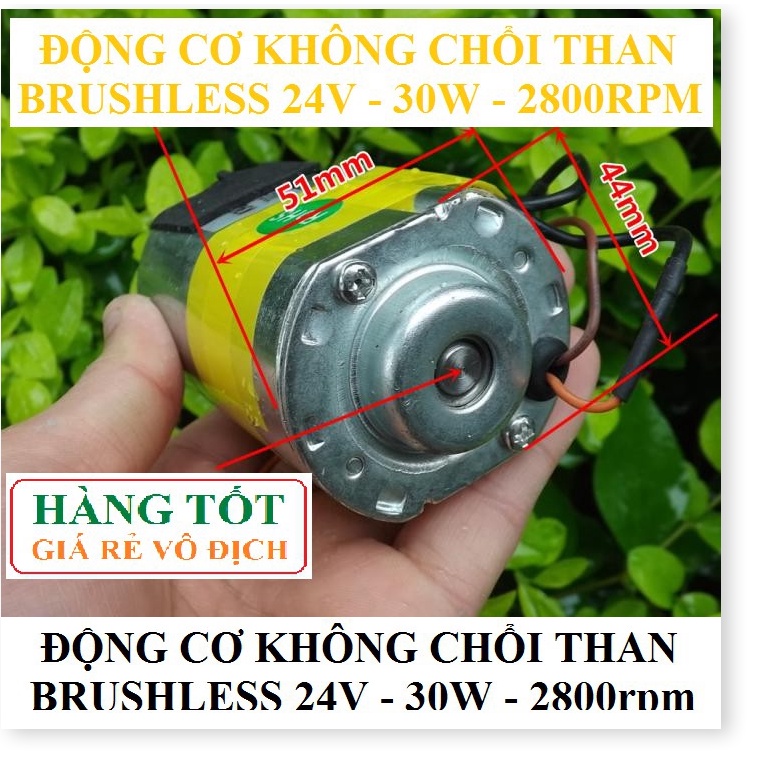 Động cơ từ Brushless phát điện 60w