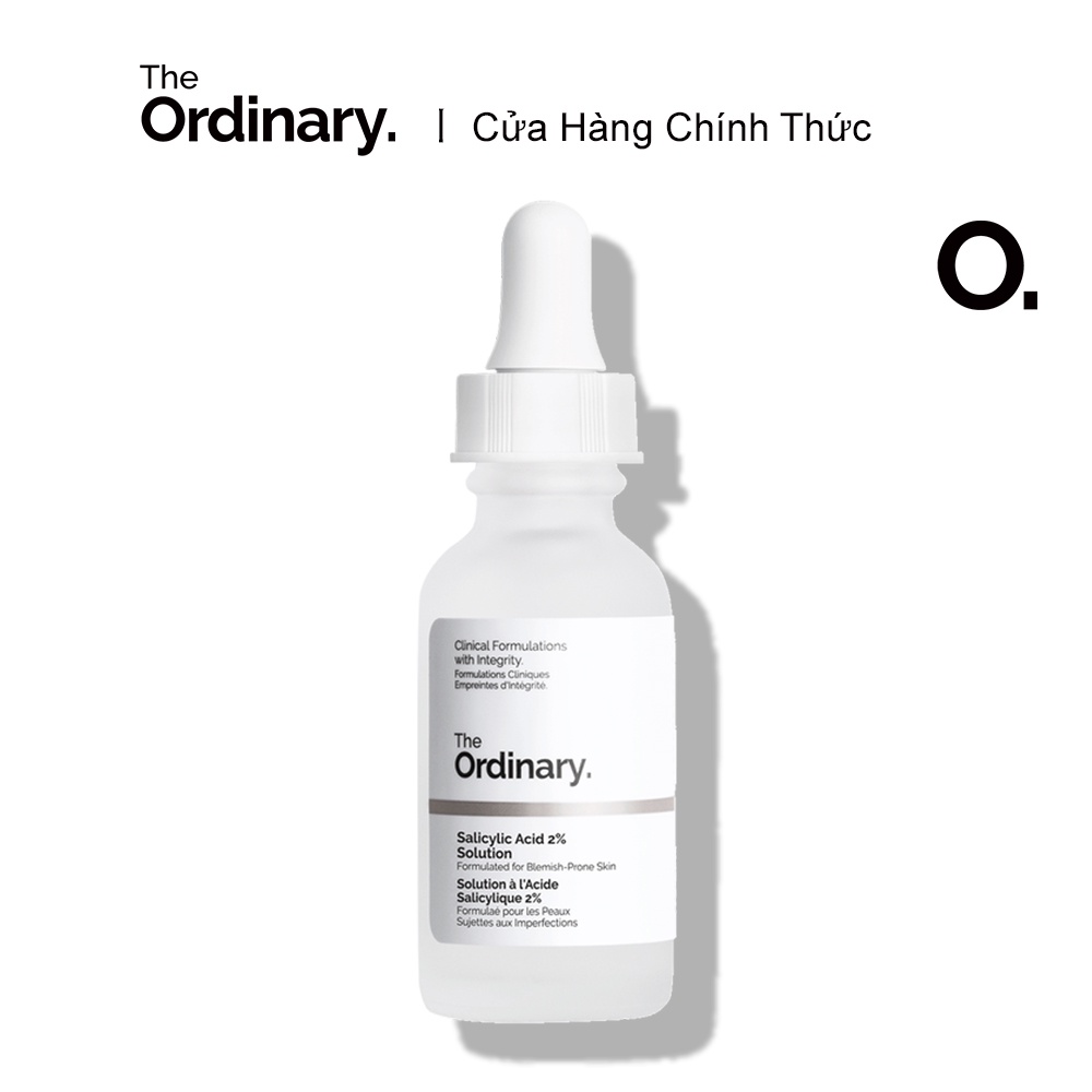 The Ordinary Salicylic Acid 2% Solution BHA - Mụn Trứng Cá / Vết Thâm / Lỗ Chân Lông Bị Tắc / Mụn đầu đen / Chất Tẩy Tế Bào Chết - 30ml
