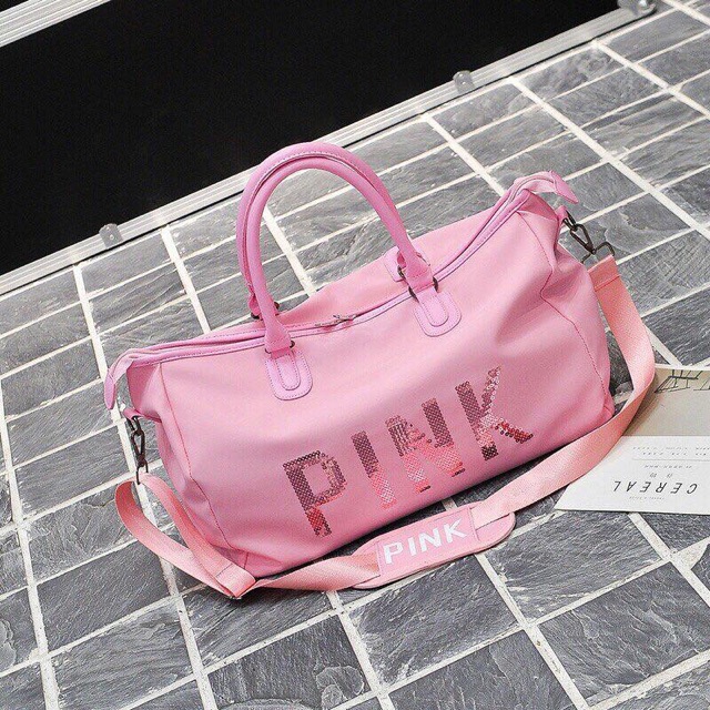 Túi pink du lịch size đại