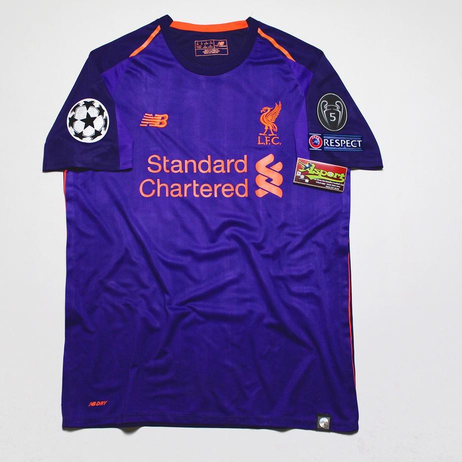 Áo Thun Đá Banh Đội Liverpool 2018-2019