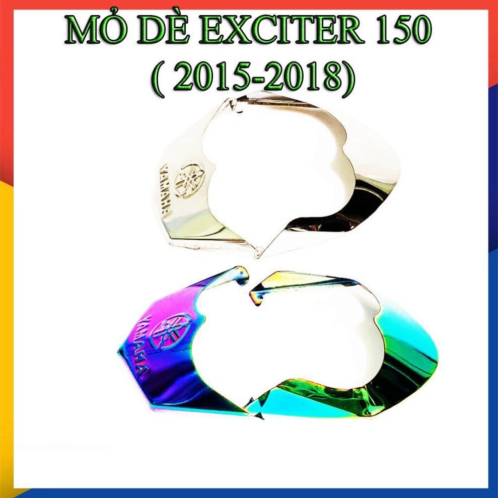 Ốp Dè Inox Trước Sau Exciter 150 - 2018 ( Giá 1 bộ )