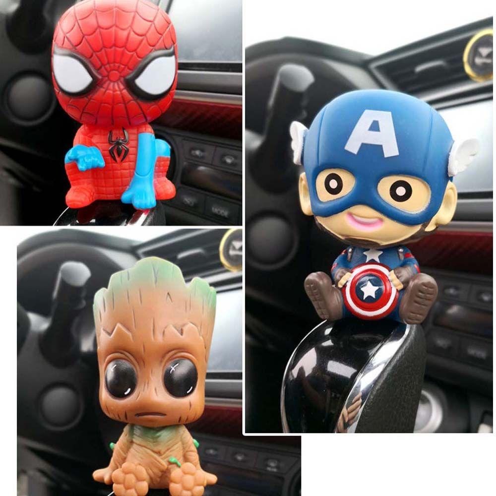 Mô Hình Nhân Vật Groot Lắc Đầu Dùng Trang Trí Xe Hơi