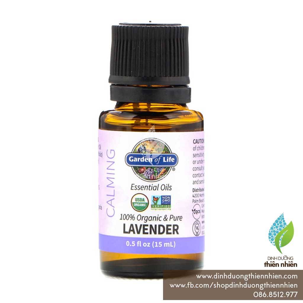 Tinh Dầu Oải Hương Hữu Cơ Garden Of Life Organic Lavender Oil, 15ml - 30ml